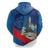 Philippines Rizal Day Zip Hoodie Filipino Motto Stella Polynesian Pattern - Wonder Print Shop