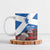 Saint Andrews Day Scotland Ceramic Mug Thistle Traditional Bagpipe Tartan Pattern - Wonder Print Shop