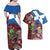 Saint Andrews Day Scotland Couples Matching Off Shoulder Maxi Dress and Hawaiian Shirt Thistle Traditional Bagpipe Tartan Pattern - Wonder Print Shop
