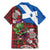 Saint Andrews Day Scotland Family Matching Mermaid Dress and Hawaiian Shirt Thistle Traditional Bagpipe Tartan Pattern - Wonder Print Shop