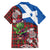Saint Andrews Day Scotland Family Matching Off The Shoulder Long Sleeve Dress and Hawaiian Shirt Thistle Traditional Bagpipe Tartan Pattern - Wonder Print Shop