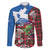 Saint Andrews Day Scotland Family Matching Off Shoulder Maxi Dress and Hawaiian Shirt Thistle Traditional Bagpipe Tartan Pattern - Wonder Print Shop