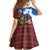 Saint Andrews Day Scotland Family Matching Summer Maxi Dress and Hawaiian Shirt Thistle Traditional Bagpipe Tartan Pattern - Wonder Print Shop
