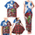 Saint Andrews Day Scotland Family Matching Tank Maxi Dress and Hawaiian Shirt Thistle Traditional Bagpipe Tartan Pattern - Wonder Print Shop