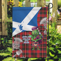 Saint Andrews Day Scotland Garden Flag Thistle Traditional Bagpipe Tartan Pattern - Wonder Print Shop
