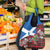 Saint Andrews Day Scotland Grocery Bag Thistle Traditional Bagpipe Tartan Pattern - Wonder Print Shop