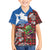 Saint Andrews Day Scotland Kid Hawaiian Shirt Thistle Traditional Bagpipe Tartan Pattern - Wonder Print Shop