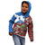 Saint Andrews Day Scotland Kid Hoodie Thistle Traditional Bagpipe Tartan Pattern - Wonder Print Shop