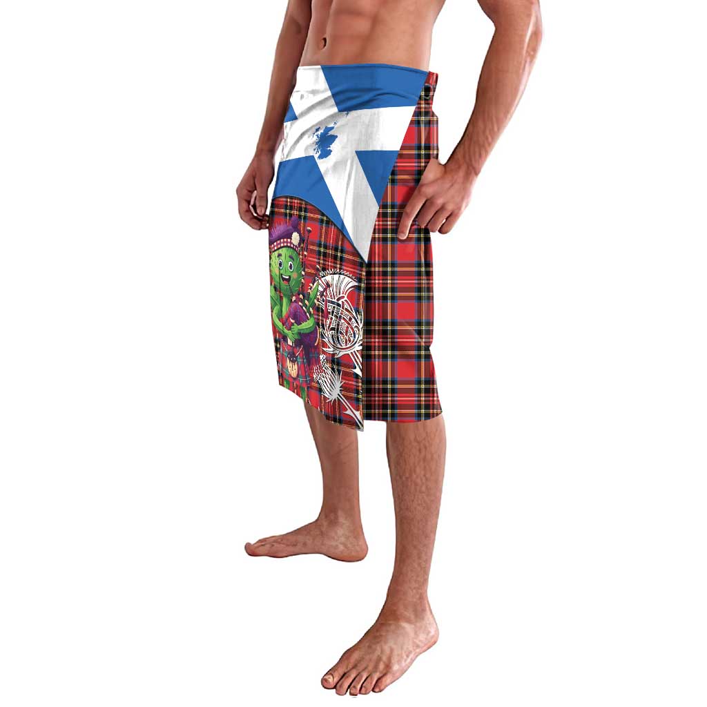 Saint Andrews Day Scotland Lavalava Thistle Traditional Bagpipe Tartan Pattern - Wonder Print Shop