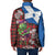 Saint Andrews Day Scotland Padded Jacket Thistle Traditional Bagpipe Tartan Pattern - Wonder Print Shop