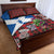 Saint Andrews Day Scotland Quilt Bed Set Thistle Traditional Bagpipe Tartan Pattern - Wonder Print Shop