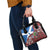 Saint Andrews Day Scotland Shoulder Handbag Thistle Traditional Bagpipe Tartan Pattern - Wonder Print Shop