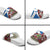 Saint Andrews Day Scotland Slide Sandals Thistle Traditional Bagpipe Tartan Pattern - Wonder Print Shop