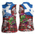 Saint Andrews Day Scotland Women Sleeveless Polo Shirt Thistle Traditional Bagpipe Tartan Pattern - Wonder Print Shop