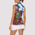 Saint Andrews Day Scotland Women Sleeveless Polo Shirt Thistle Traditional Bagpipe Tartan Pattern - Wonder Print Shop