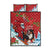 Switzerland Christmas Quilt Bed Set Greater Swiss Mountain Dog Santa - Merry Xmas - Wonder Print Shop