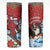 Switzerland Christmas Skinny Tumbler Greater Swiss Mountain Dog Santa - Merry Xmas - Wonder Print Shop
