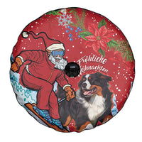 Switzerland Christmas Spare Tire Cover Greater Swiss Mountain Dog Santa - Merry Xmas - Wonder Print Shop