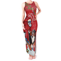 Switzerland Christmas Tank Maxi Dress Greater Swiss Mountain Dog Santa - Merry Xmas - Wonder Print Shop