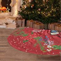 Switzerland Christmas Tree Skirt Greater Swiss Mountain Dog Santa - Merry Xmas - Wonder Print Shop