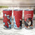 Switzerland Christmas Tumbler Cup Greater Swiss Mountain Dog Santa - Merry Xmas - Wonder Print Shop