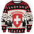 Switzerland Christmas Sweatshirt Merry Swissmas - Coat Of Arms Style - Wonder Print Shop