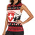 Switzerland Christmas Women Sleeveless Polo Shirt Merry Swissmas - Coat Of Arms Style - Wonder Print Shop