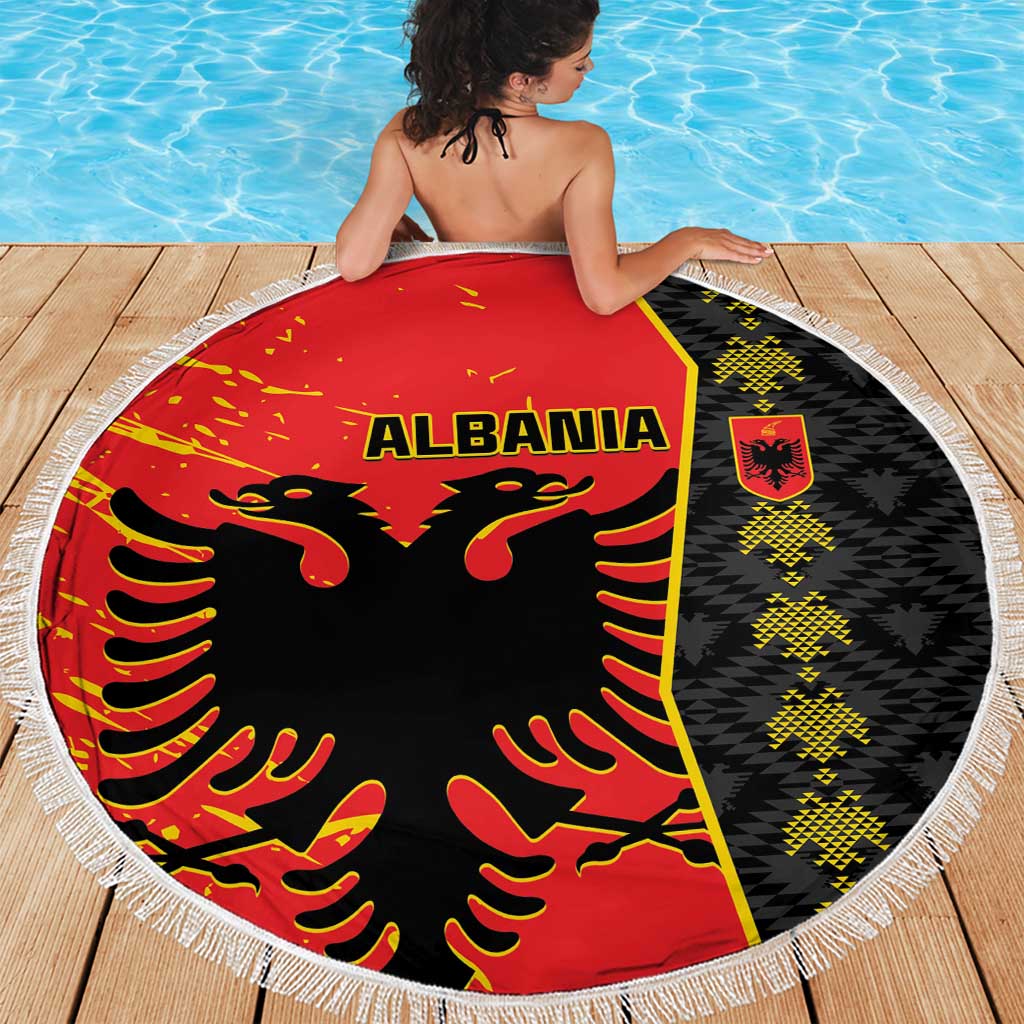 Albania Independence Day Beach Blanket Albanian Proud - Flag Color - Wonder Print Shop