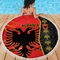 Albania Independence Day Beach Blanket Albanian Proud - Flag Color - Wonder Print Shop
