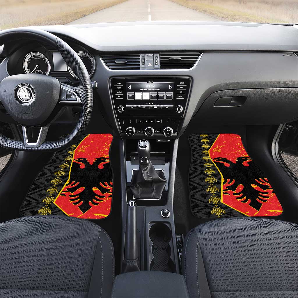 Albania Independence Day Car Mats Albanian Proud - Flag Color - Wonder Print Shop