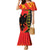 Albania Independence Day Family Matching Mermaid Dress and Hawaiian Shirt Albanian Proud - Flag Color - Wonder Print Shop