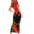 Albania Independence Day Family Matching Short Sleeve Bodycon Dress and Hawaiian Shirt Albanian Proud - Flag Color - Wonder Print Shop