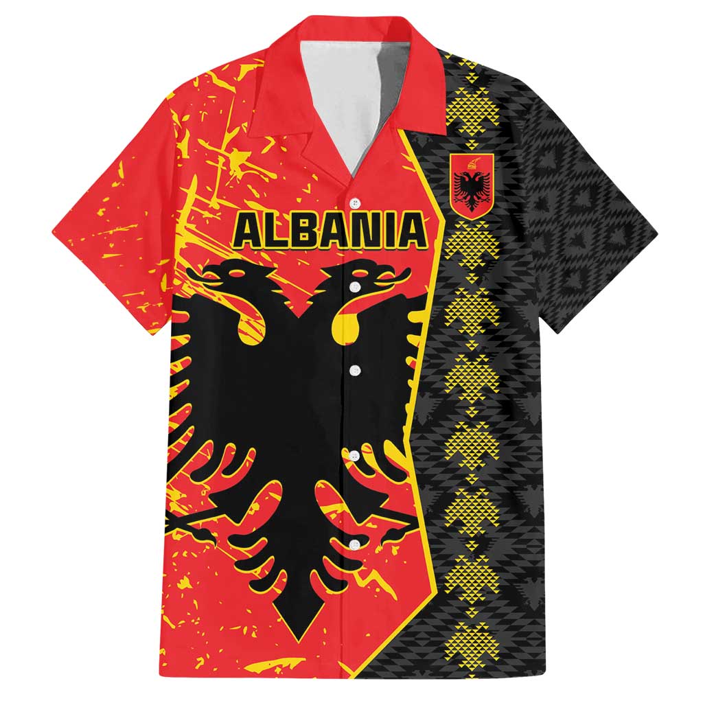 Albania Independence Day Family Matching Tank Maxi Dress and Hawaiian Shirt Albanian Proud - Flag Color - Wonder Print Shop