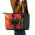 Albania Independence Day Leather Tote Bag Albanian Proud - Flag Color - Wonder Print Shop