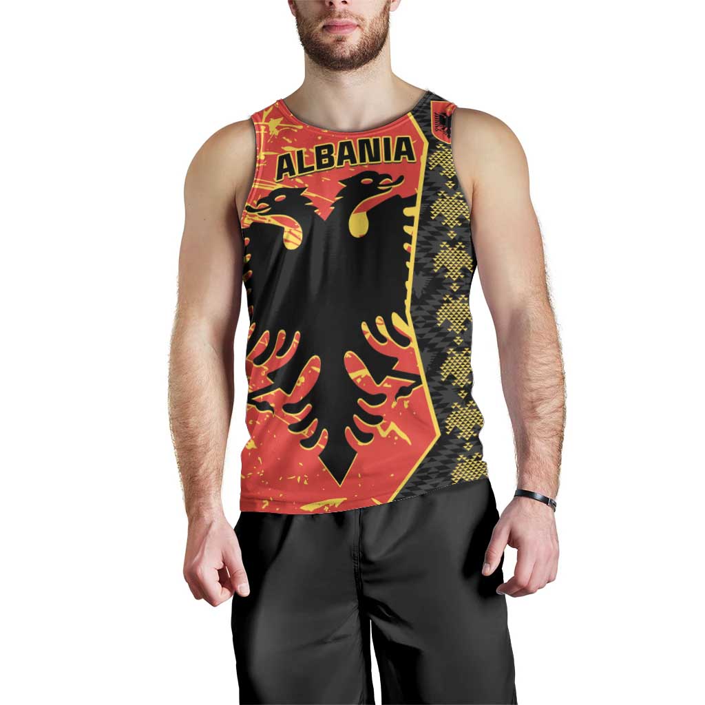 Albania Independence Day Men Tank Top Albanian Proud - Flag Color - Wonder Print Shop