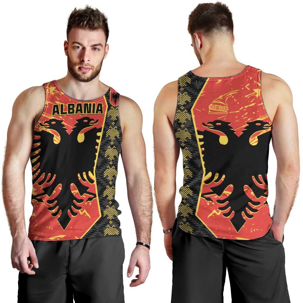 Albania Independence Day Men Tank Top Albanian Proud - Flag Color - Wonder Print Shop