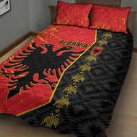 Albania Independence Day Quilt Bed Set Albanian Proud - Flag Color - Wonder Print Shop