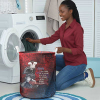 Toussaint Louverture Afro Haiti Laundry Basket Haitian Father Grunge Style - Wonder Print Shop