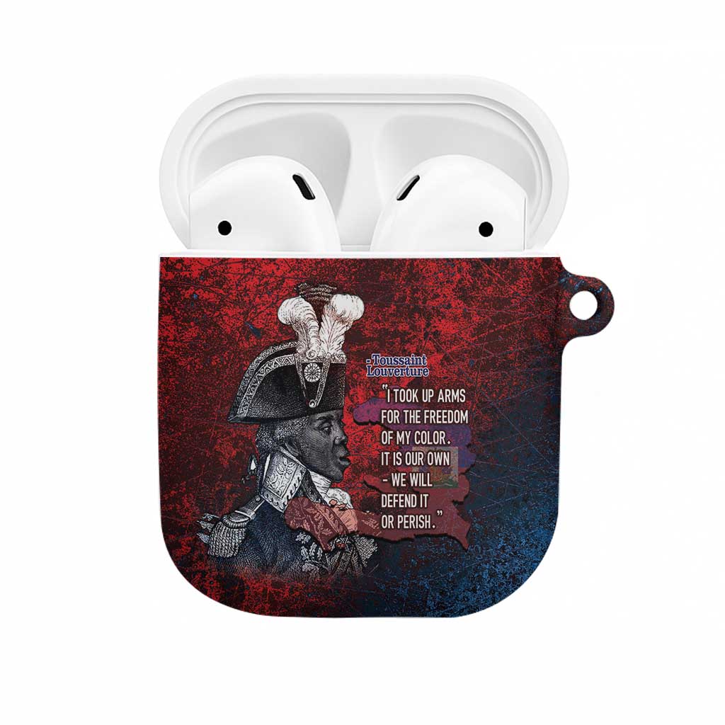 Toussaint Louverture Afro Haiti AirPods Case Haitian Father Grunge Style - Wonder Print Shop