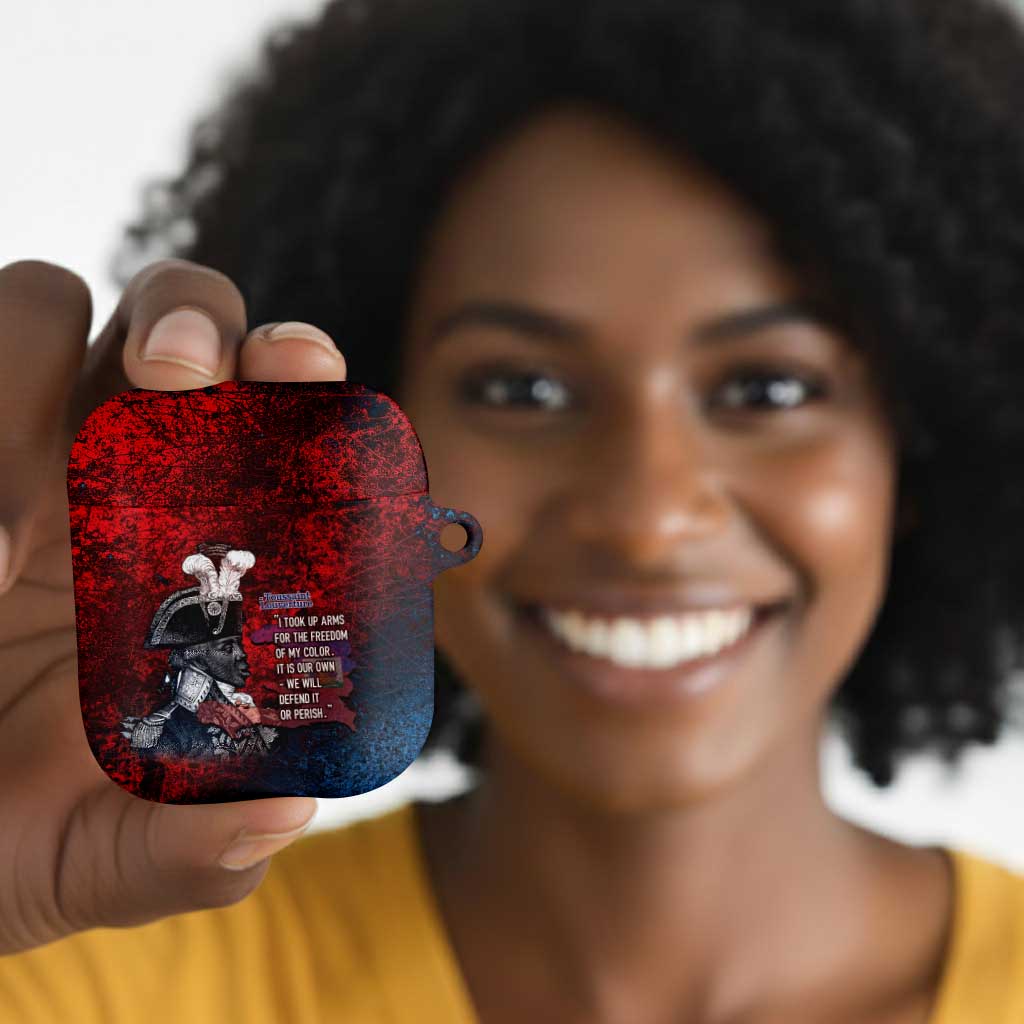 Toussaint Louverture Afro Haiti AirPods Case Haitian Father Grunge Style - Wonder Print Shop