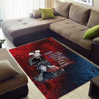 Toussaint Louverture Afro Haiti Area Rug Haitian Father Grunge Style - Wonder Print Shop