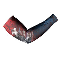 Personalized Toussaint Louverture Afro Haiti Arm Sleeves Haitian Father Grunge Style - Wonder Print Shop