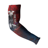 Personalized Toussaint Louverture Afro Haiti Arm Sleeves Haitian Father Grunge Style - Wonder Print Shop