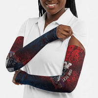 Personalized Toussaint Louverture Afro Haiti Arm Sleeves Haitian Father Grunge Style - Wonder Print Shop