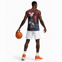 Personalized Toussaint Louverture Afro Haiti Basketball Jersey Haitian Father Grunge Style - Wonder Print Shop