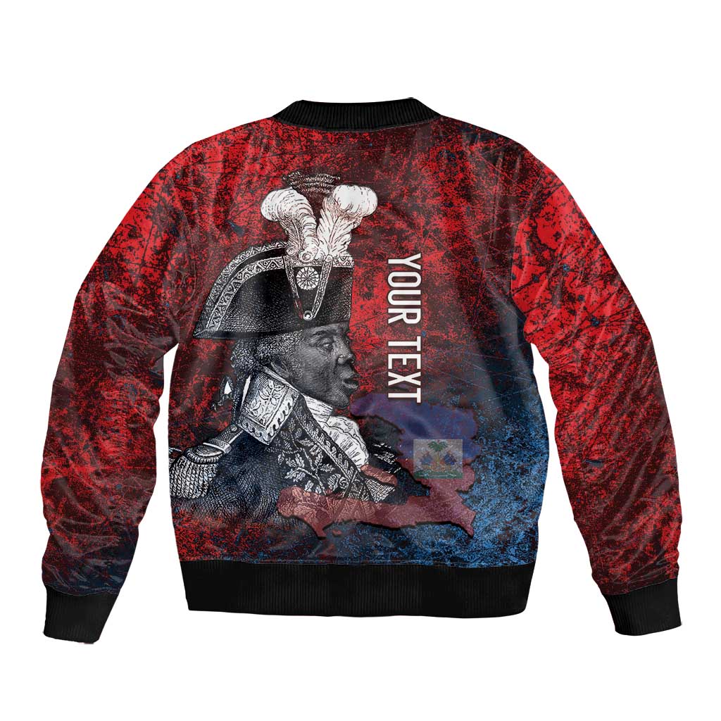Personalized Toussaint Louverture Afro Haiti Bomber Jacket Haitian Father Grunge Style - Wonder Print Shop