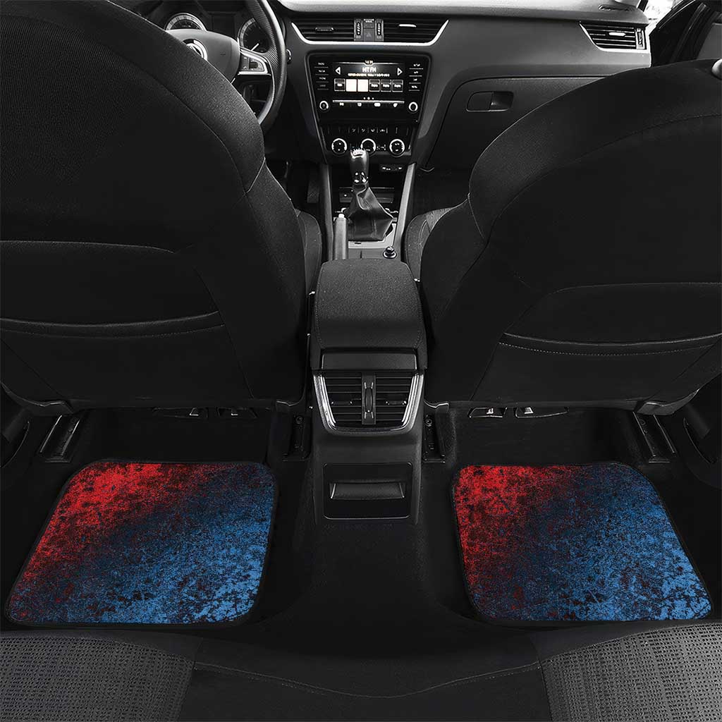 Personalized Toussaint Louverture Afro Haiti Car Mats Haitian Father Grunge Style - Wonder Print Shop