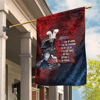 Toussaint Louverture Afro Haiti Garden Flag Haitian Father Grunge Style - Wonder Print Shop