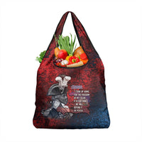 Toussaint Louverture Afro Haiti Grocery Bag Haitian Father Grunge Style - Wonder Print Shop