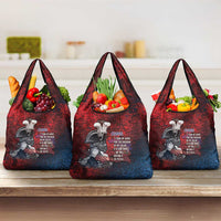 Toussaint Louverture Afro Haiti Grocery Bag Haitian Father Grunge Style - Wonder Print Shop